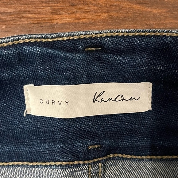 Kancan Curvy Estillo Skinny Distressed Jeans Size 5/26 - Picture 3 of 6